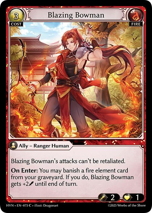 Image for Blazing Bowman (Abyssal Heaven) (075) - Grand Archive TCG