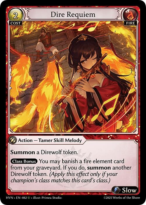Image for Dire Requiem (Abyssal Heaven) (082) - Grand Archive TCG