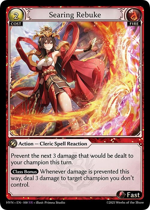 Image for Searing Rebuke (Abyssal Heaven) (100) - Grand Archive TCG