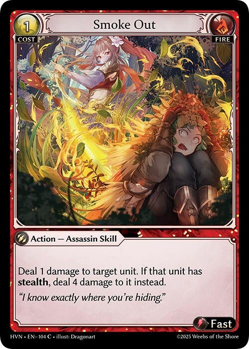 Image for Smoke Out (Abyssal Heaven) (104) - Grand Archive TCG