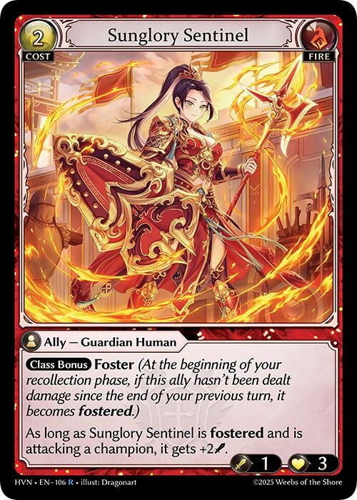 Image for Sunglory Sentinel (Abyssal Heaven) (106) - Grand Archive TCG