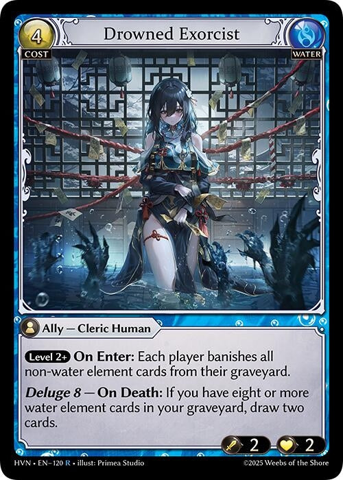 Image for Drowned Exorcist (Abyssal Heaven) (120) - Grand Archive TCG