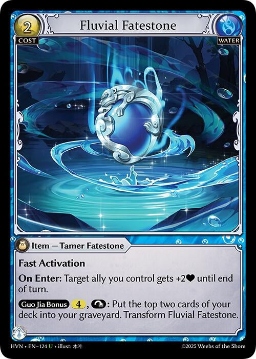Image for Fluvial Fatestone // Mocking Otter (Abyssal Heaven) (124) - Grand Archive TCG