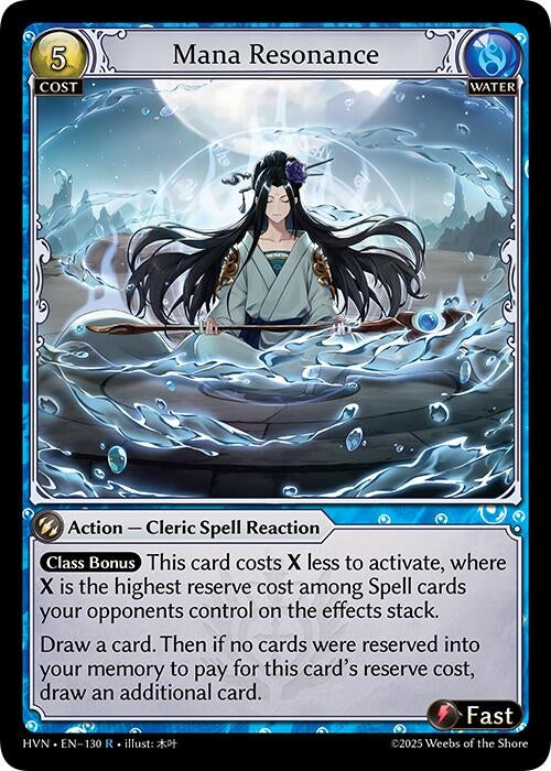 Image for Mana Resonance (Abyssal Heaven) (130) - Grand Archive TCG