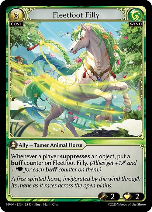 Image for Fleetfoot Filly (Abyssal Heaven) (155) - Grand Archive TCG