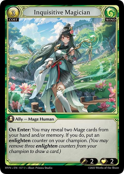 Image for Inquisitive Magician (Abyssal Heaven) (157) - Grand Archive TCG