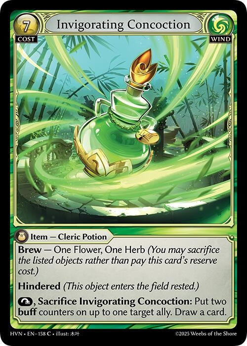Image for Invigorating Concoction (Abyssal Heaven) (158) - Grand Archive TCG