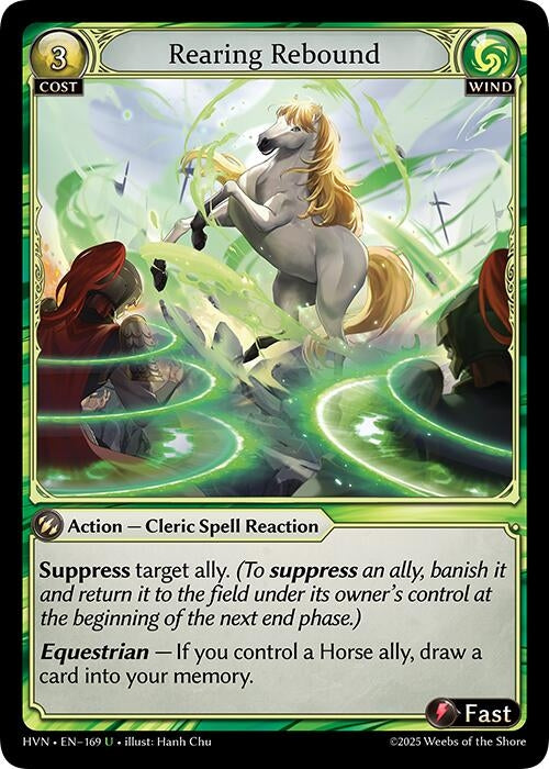 Image for Rearing Rebound (Abyssal Heaven) (169) - Grand Archive TCG