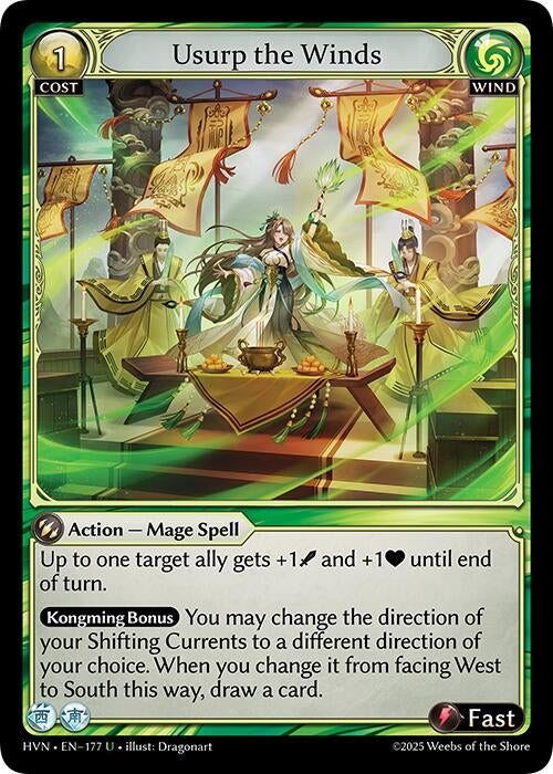 Image for Usurp the Winds (Abyssal Heaven) (177) - Grand Archive TCG
