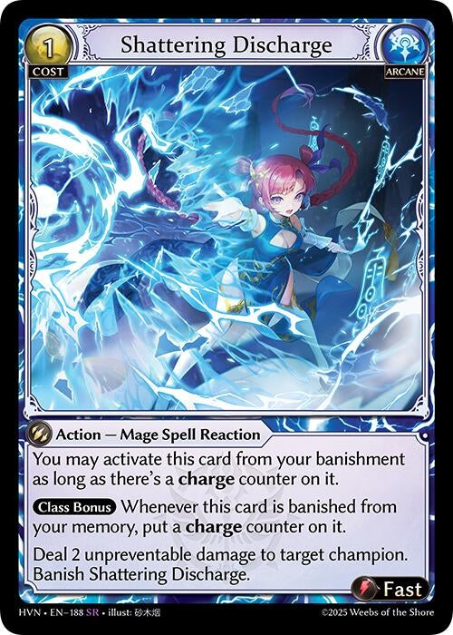 Image for Shattering Discharge (Abyssal Heaven) (188) - Grand Archive TCG