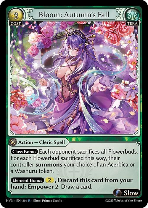 Image for Bloom: Autumn's Fall (Abyssal Heaven) (204) - Grand Archive TCG