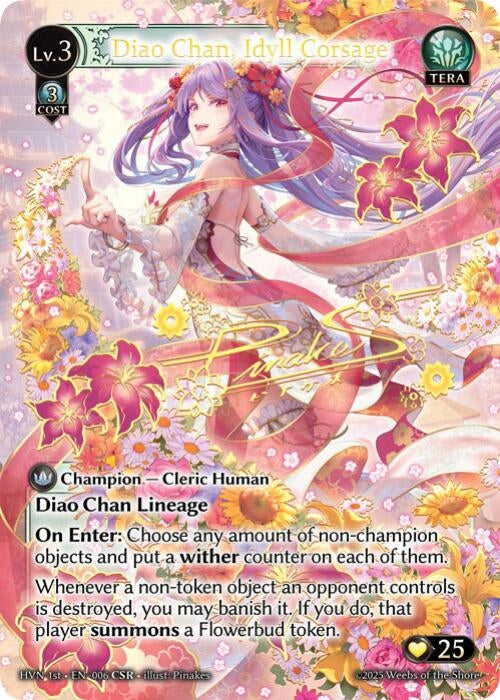 Image for Diao Chan, Idyll Corsage (CSR) (Abyssal Heaven) (006) - Grand Archive TCG