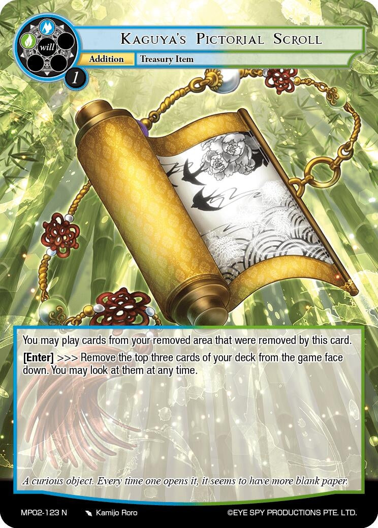 Image for Kaguya's Pictorial Scroll (Masterpiece Collection 02 "Fates Reunited!") (MP02-123 N) - Force of Will