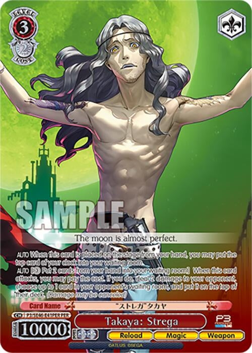 Image for Takaya: Strega (PER) (Persona 3 Reload Premium Booster) (P3/SE46-E41PERPER) - Weiss Schwarz