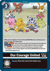 Image for Our Courage United (ST-20) (ST20-14 C) - Digimon Card Game
