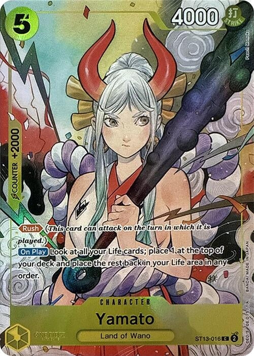 Image for Yamato (Illustration Box Vol.1) (One Piece Promotion Cards) (ST13-016) - One Piece Card Game