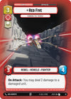 Image for Red Five - Running the Trench (Foil) (Jump to Lightspeed - Weekly Play Promos) (32) - Star Wars: Unlimited