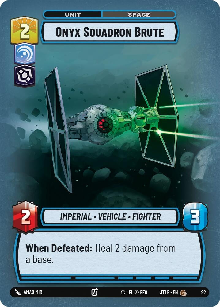 Image for Onyx Squadron Brute (Foil) (Jump to Lightspeed - Weekly Play Promos) (22) - Star Wars: Unlimited