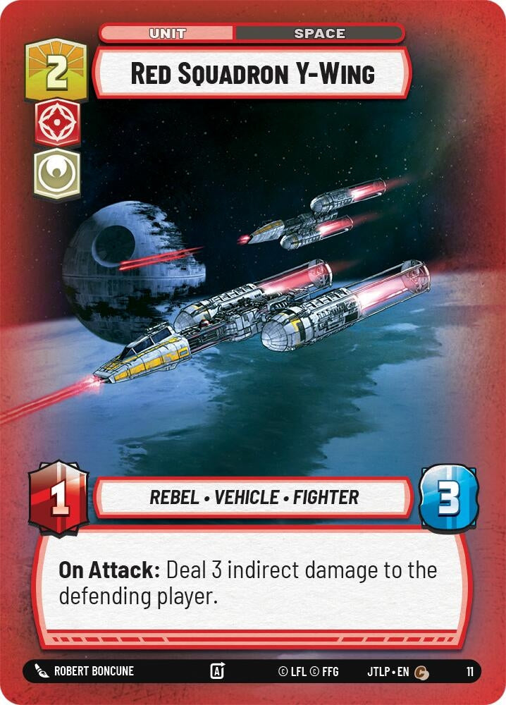 Image for Red Squadron Y-Wing (Jump to Lightspeed - Weekly Play Promos) (11) - Star Wars: Unlimited
