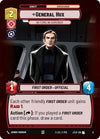 Image for General Hux - No Terms, No Surrender (Jump to Lightspeed - Weekly Play Promos) (8) - Star Wars: Unlimited