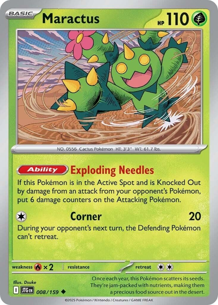 Image for Maractus (SV09: Journey Together) (008/159) - Pokemon