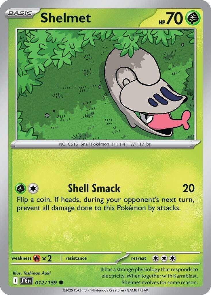 Image for Shelmet (SV09: Journey Together) (012/159) - Pokemon