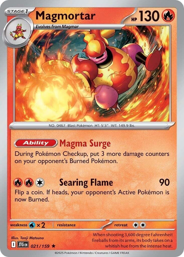 Image for Magmortar (SV09: Journey Together) (021/159) - Pokemon