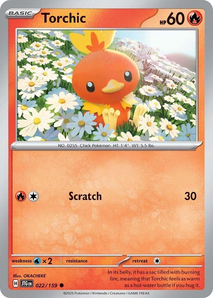 Image for Torchic (SV09: Journey Together) (022/159) - Pokemon