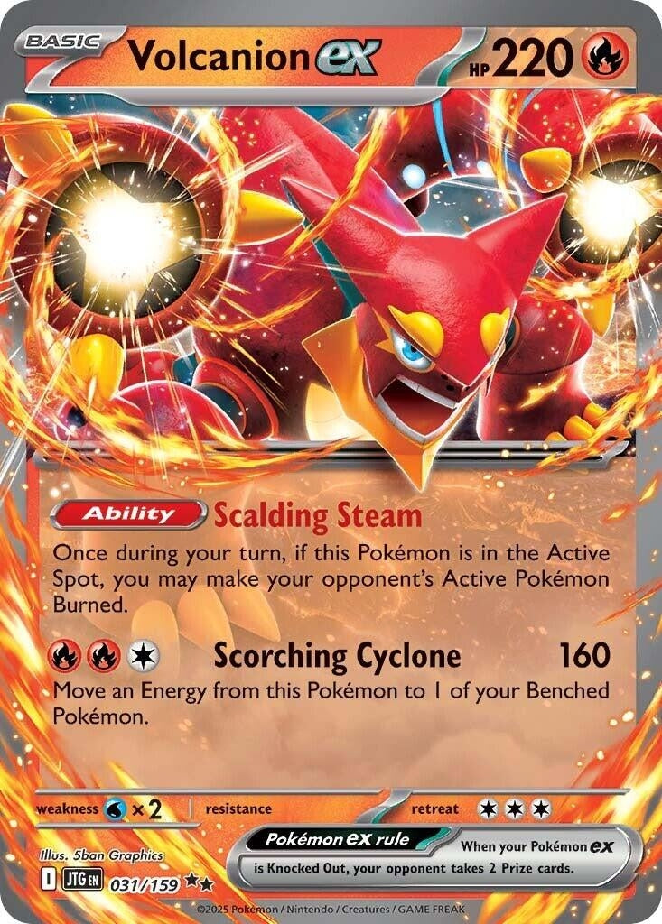 Image for Volcanion ex (SV09: Journey Together) (031/159) - Pokemon