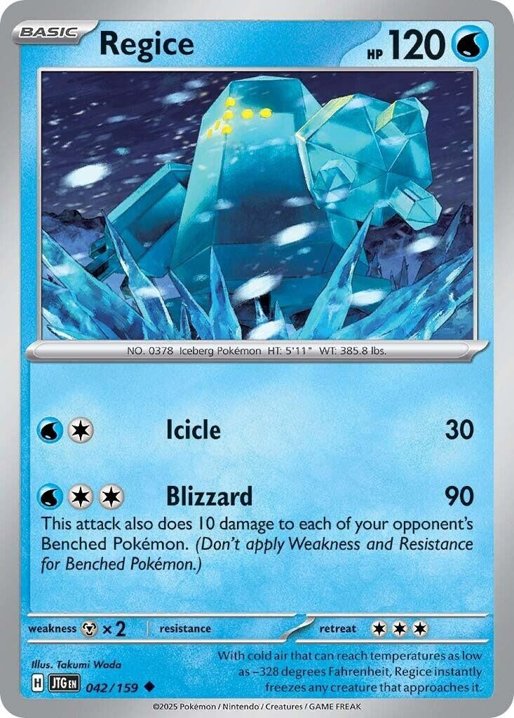 Image for Regice (SV09: Journey Together) (042/159) - Pokemon
