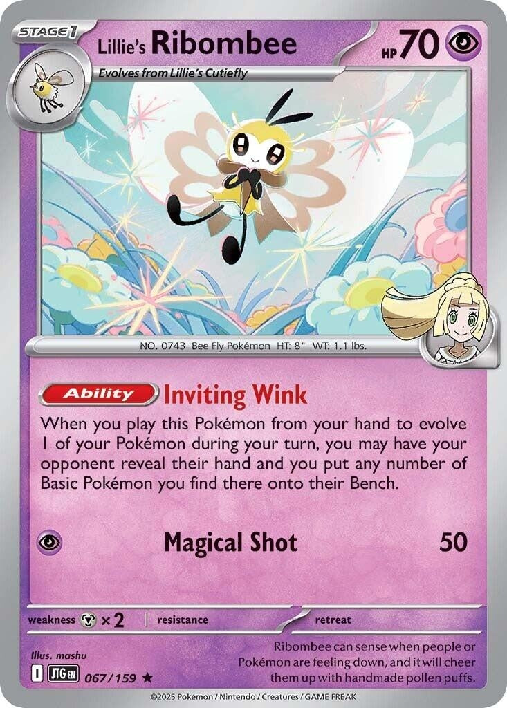 Image for Lillie's Ribombee (SV09: Journey Together) (067/159) - Pokemon