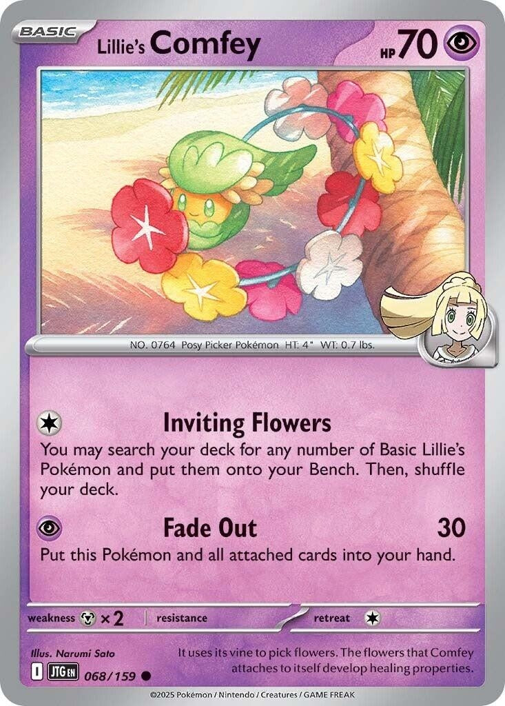 Image for Lillie's Comfey (SV09: Journey Together) (068/159) - Pokemon