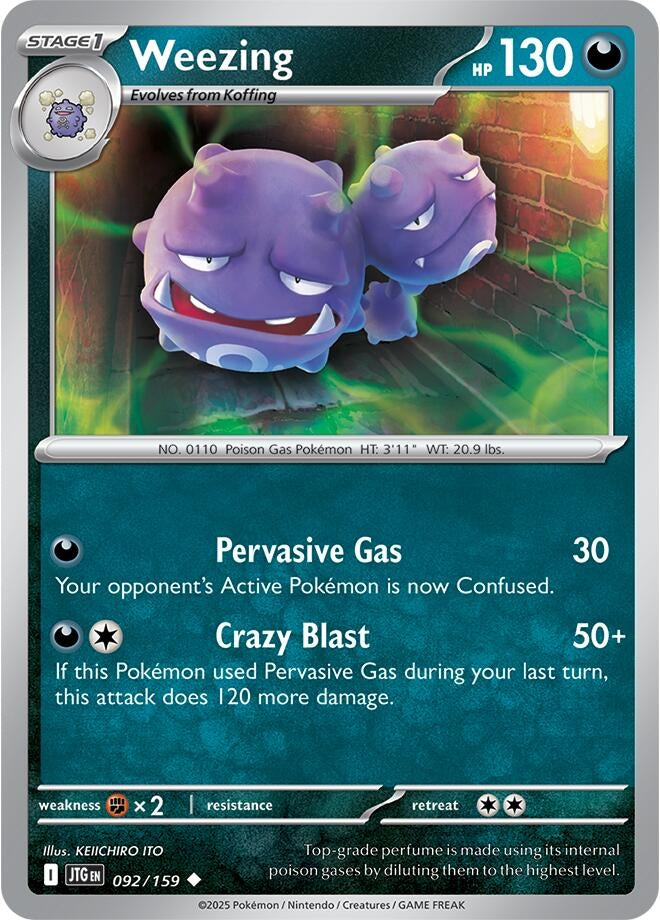 Image for Weezing (SV09: Journey Together) (092/159) - Pokemon