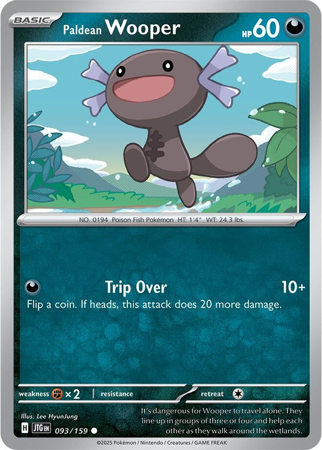 Image for Paldean Wooper (SV09: Journey Together) (093/159) - Pokemon