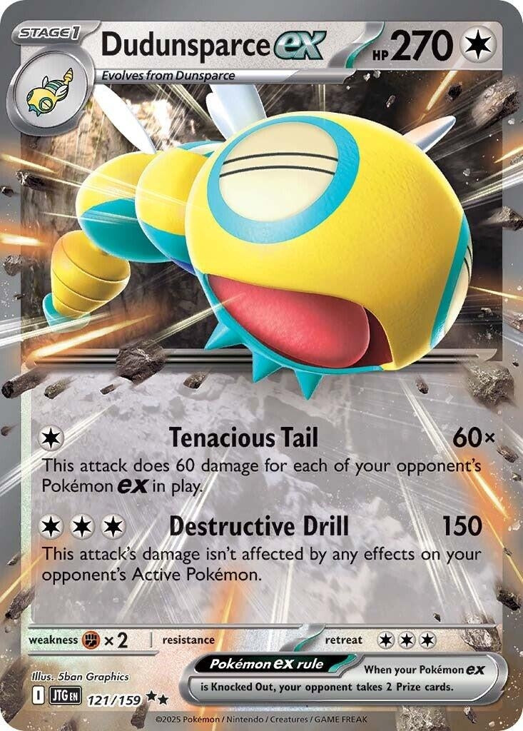 Image for Dudunsparce ex (SV09: Journey Together) (121/159) - Pokemon