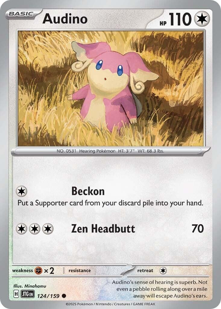 Image for Audino (SV09: Journey Together) (124/159) - Pokemon