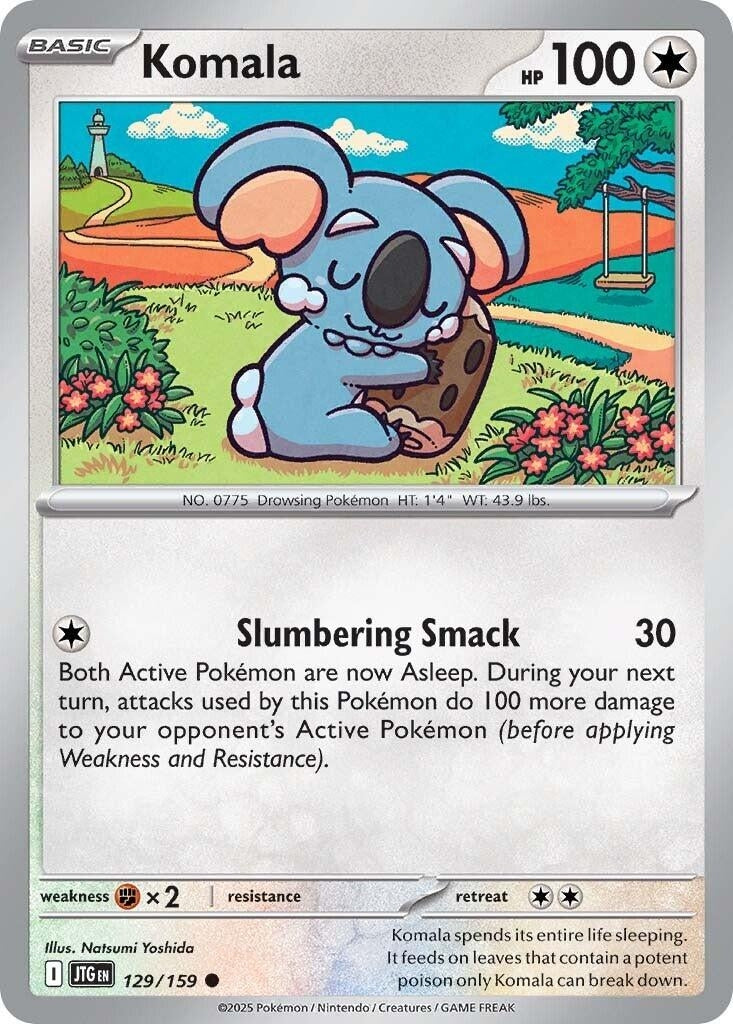 Image for Komala (SV09: Journey Together) (129/159) - Pokemon