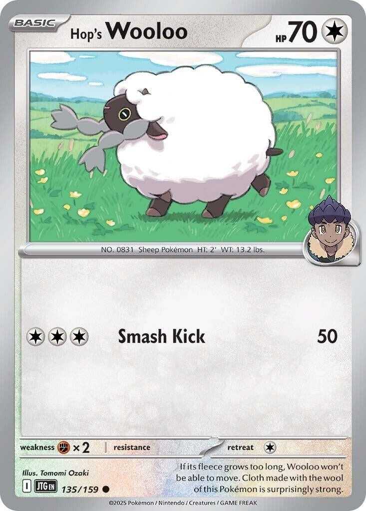 Image for Hop's Wooloo (SV09: Journey Together) (135/159) - Pokemon