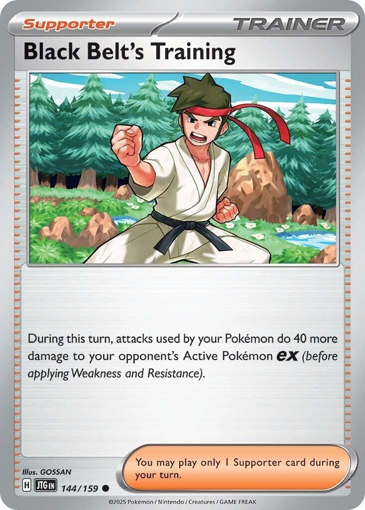 Image for Black Belt's Training (SV09: Journey Together) (144/159) - Pokemon