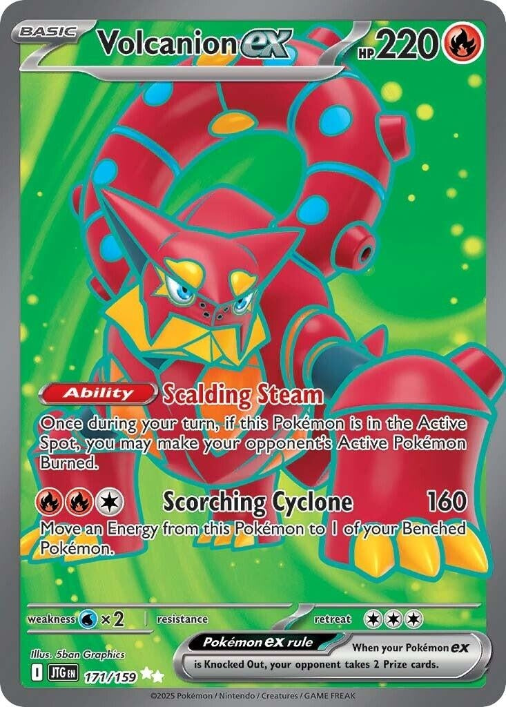 Image for Volcanion ex (SV09: Journey Together) (171/159) - Pokemon
