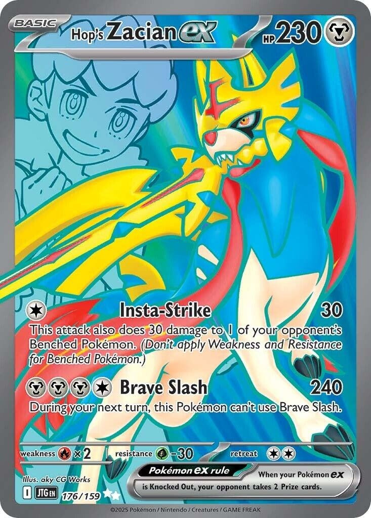 Image for Hop's Zacian ex (SV09: Journey Together) (176/159) - Pokemon
