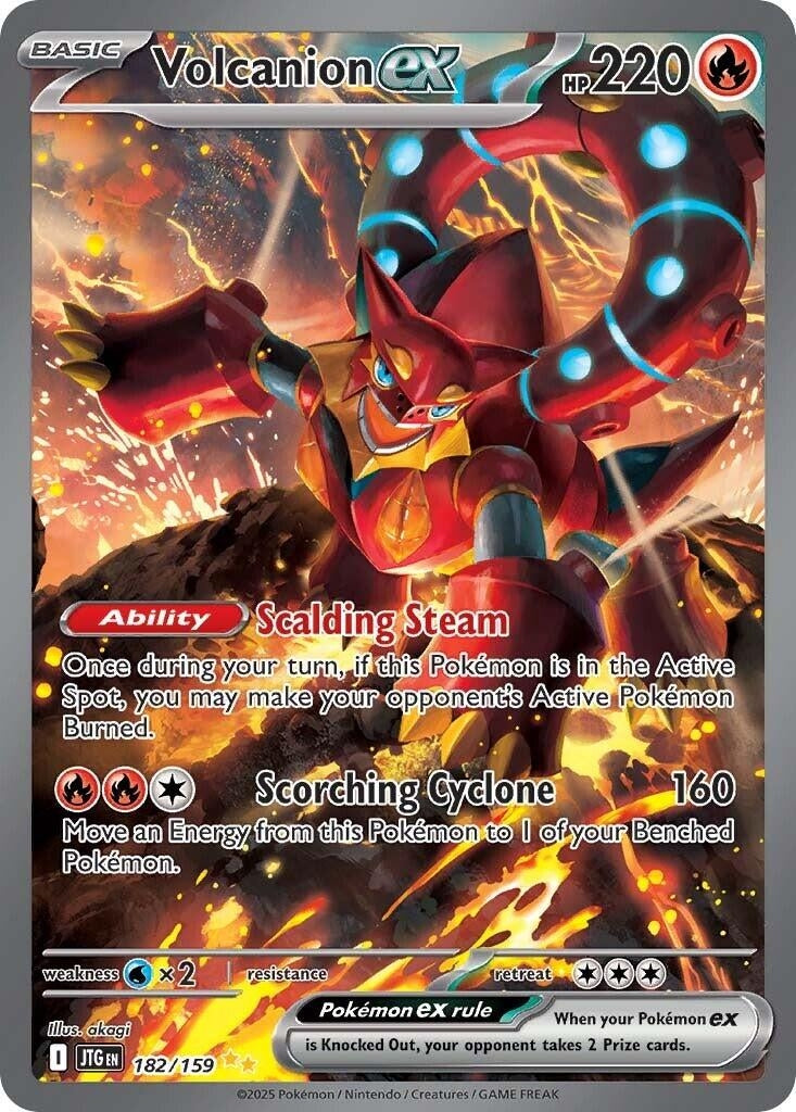 Image for Volcanion ex (SV09: Journey Together) (182/159) - Pokemon