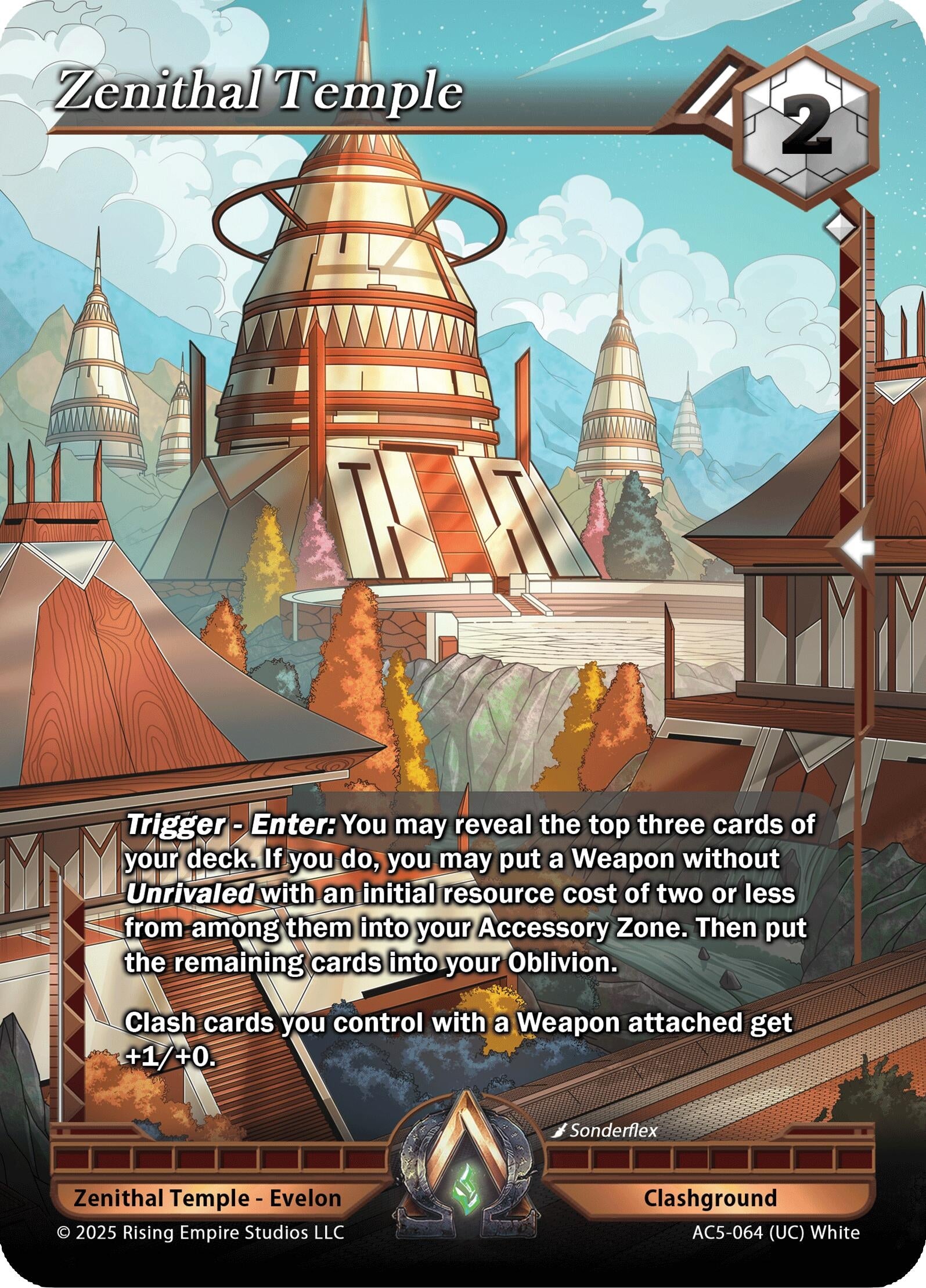 Image for Zenithal Temple (Equilibrium) (AC5-064) - Alpha Clash