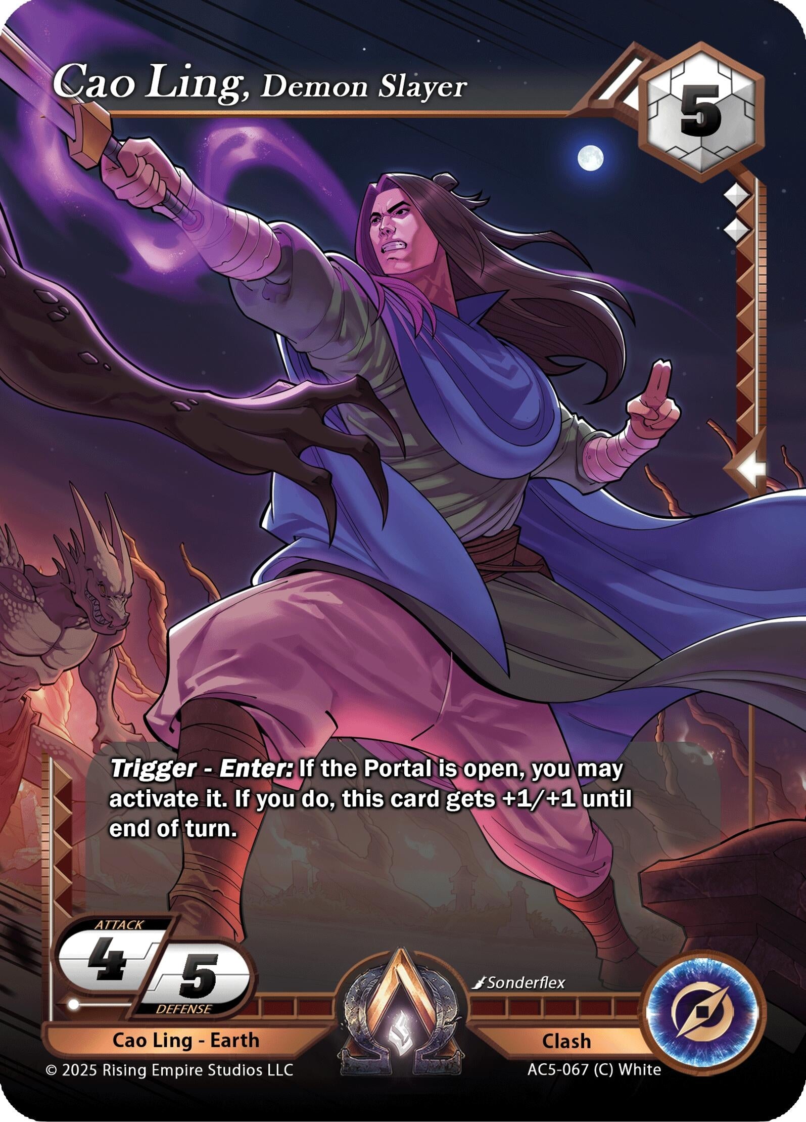 Image for Cao Ling, Demon Slayer (Equilibrium) (AC5-067) - Alpha Clash