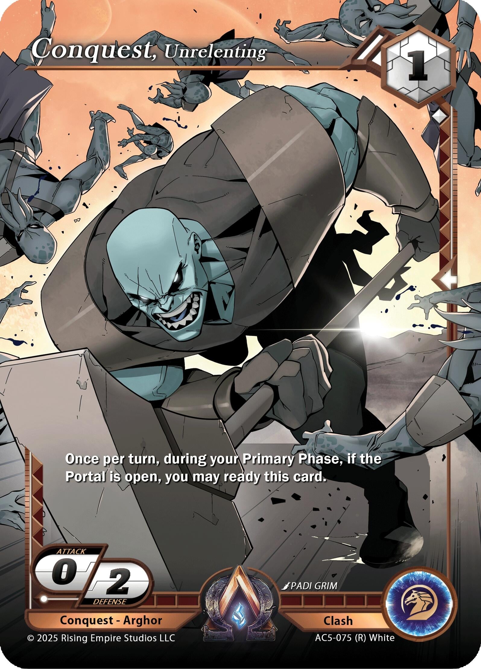 Image for Conquest, Unrelenting (Equilibrium) (AC5-075) - Alpha Clash