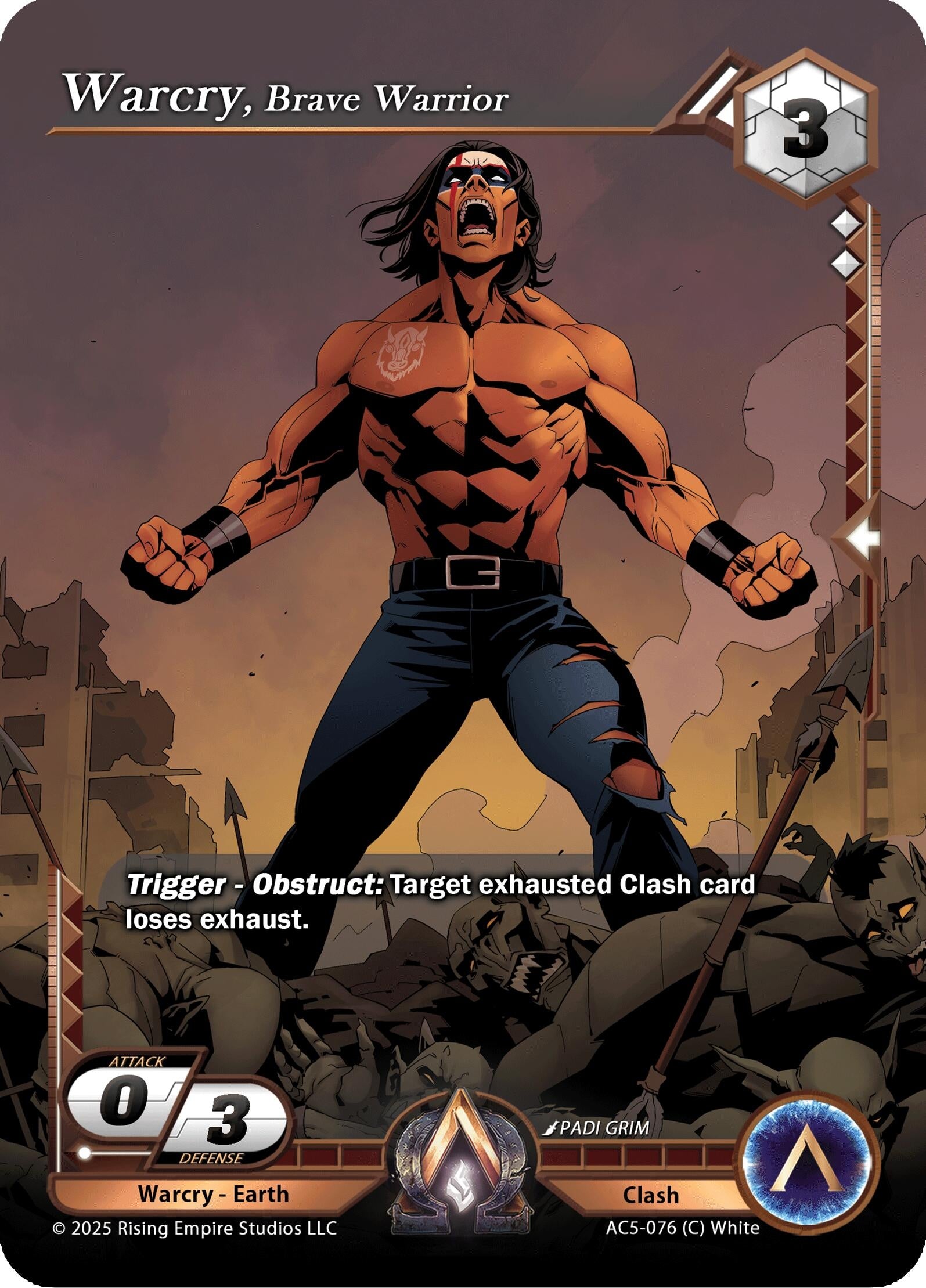 Image for Warcry, Brave Warrior (Equilibrium) (AC5-076) - Alpha Clash