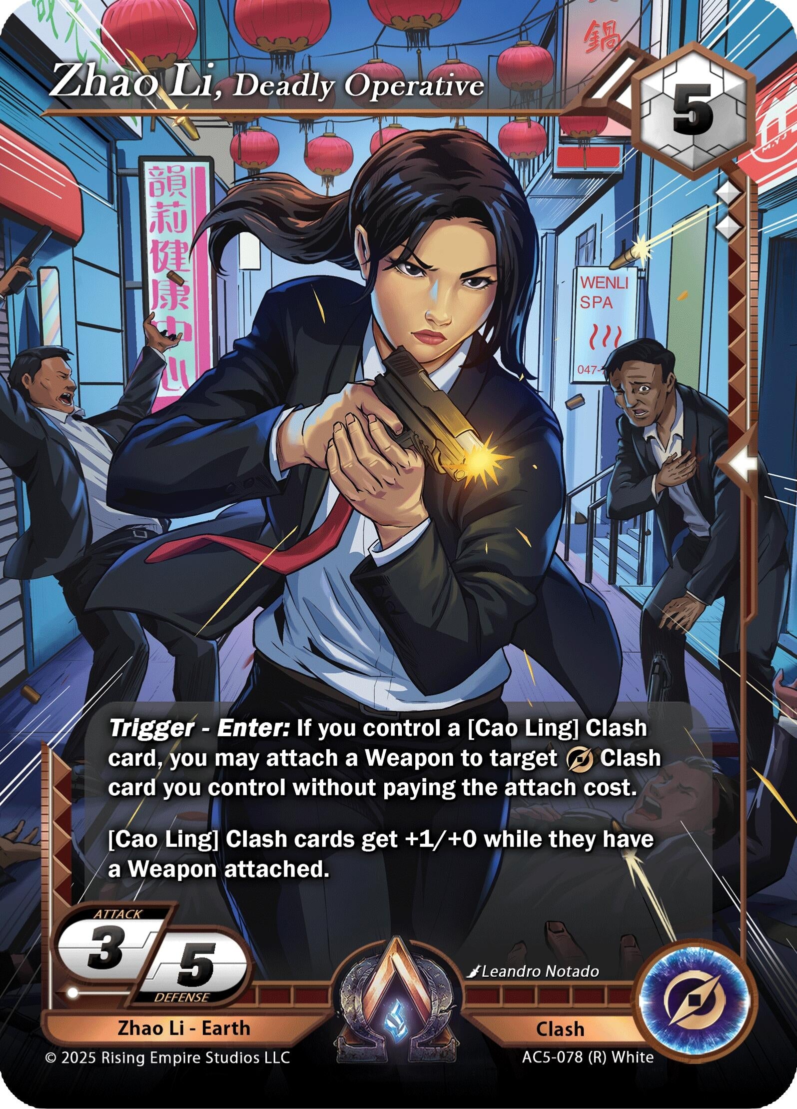 Image for Zhao Li, Deadly Operative (Equilibrium) (AC5-078) - Alpha Clash