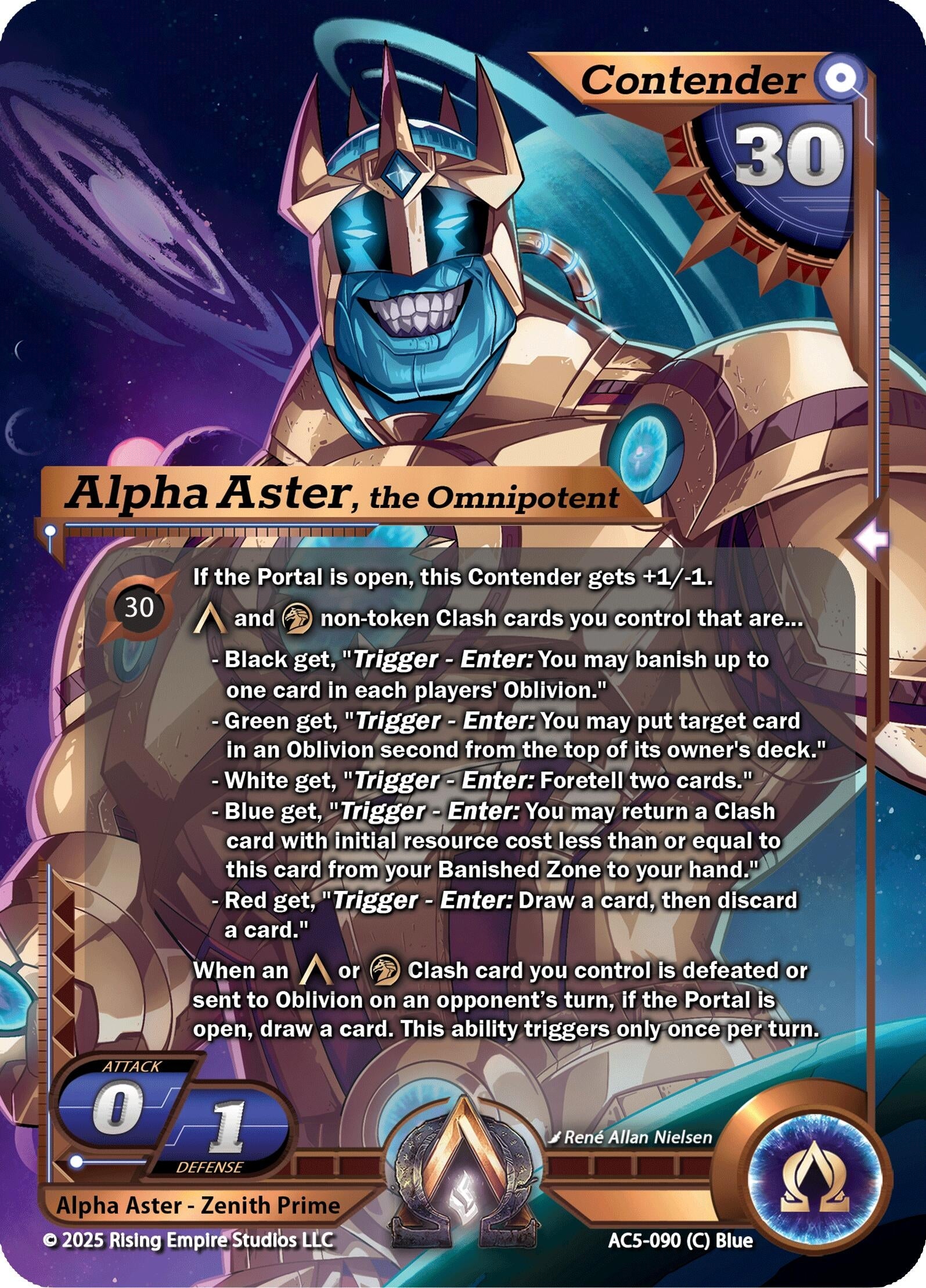 Image for Alpha Aster, the Omnipotent (Equilibrium) (AC5-090) - Alpha Clash