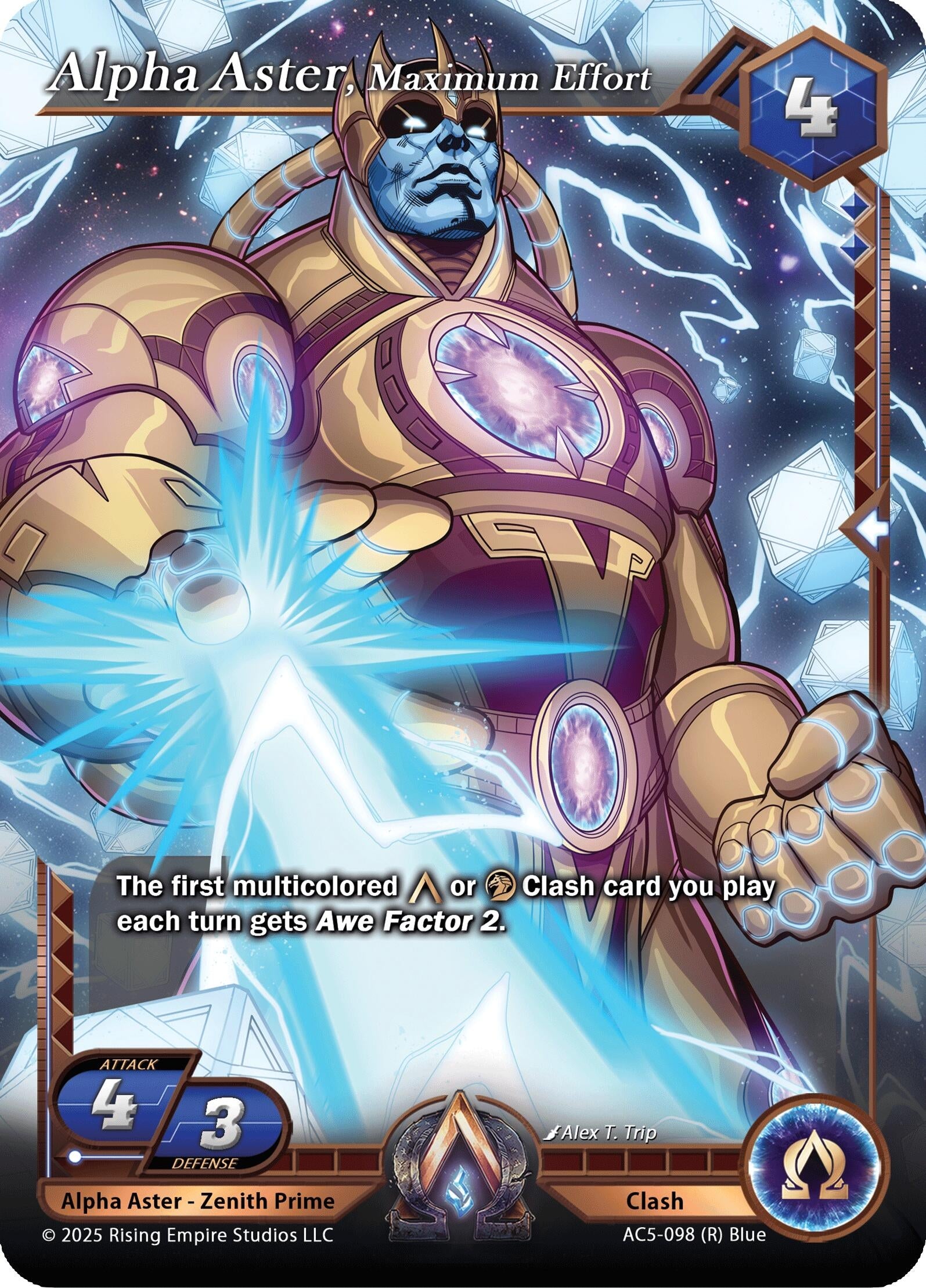 Image for Alpha Aster, Maximum Effort (Equilibrium) (AC5-098) - Alpha Clash
