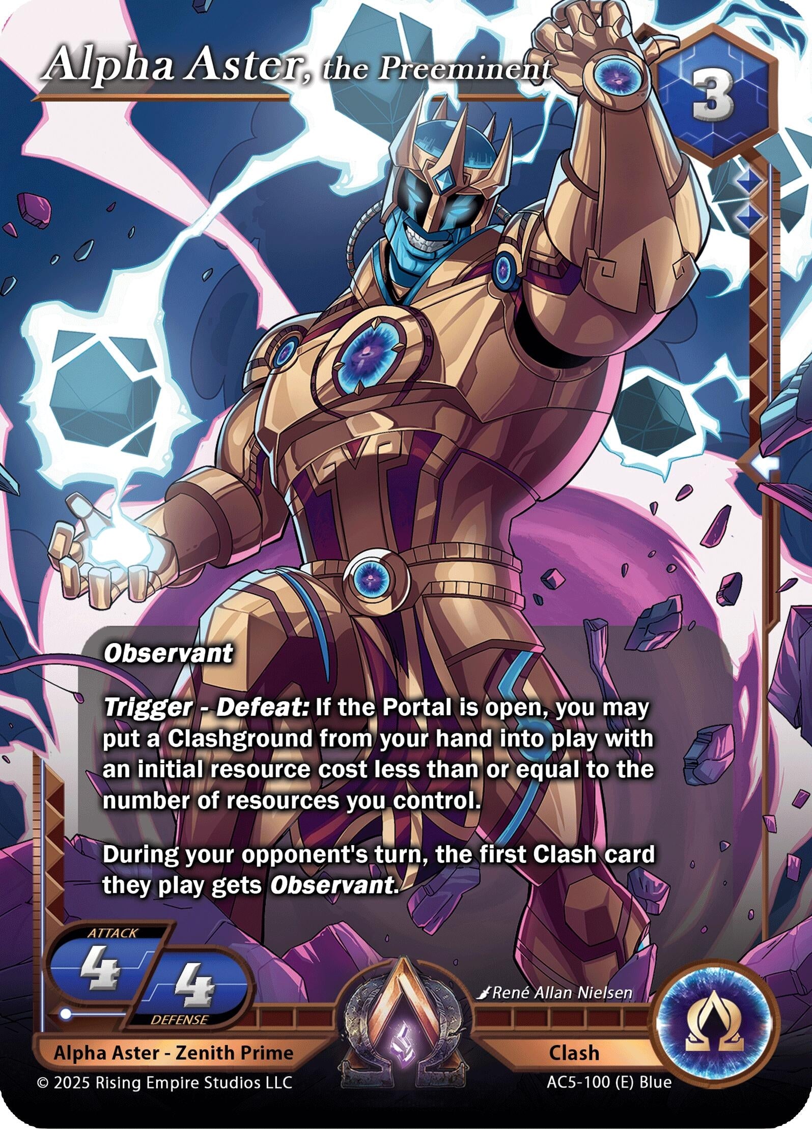 Image for Alpha Aster, the Preeminent (Equilibrium) (AC5-100) - Alpha Clash